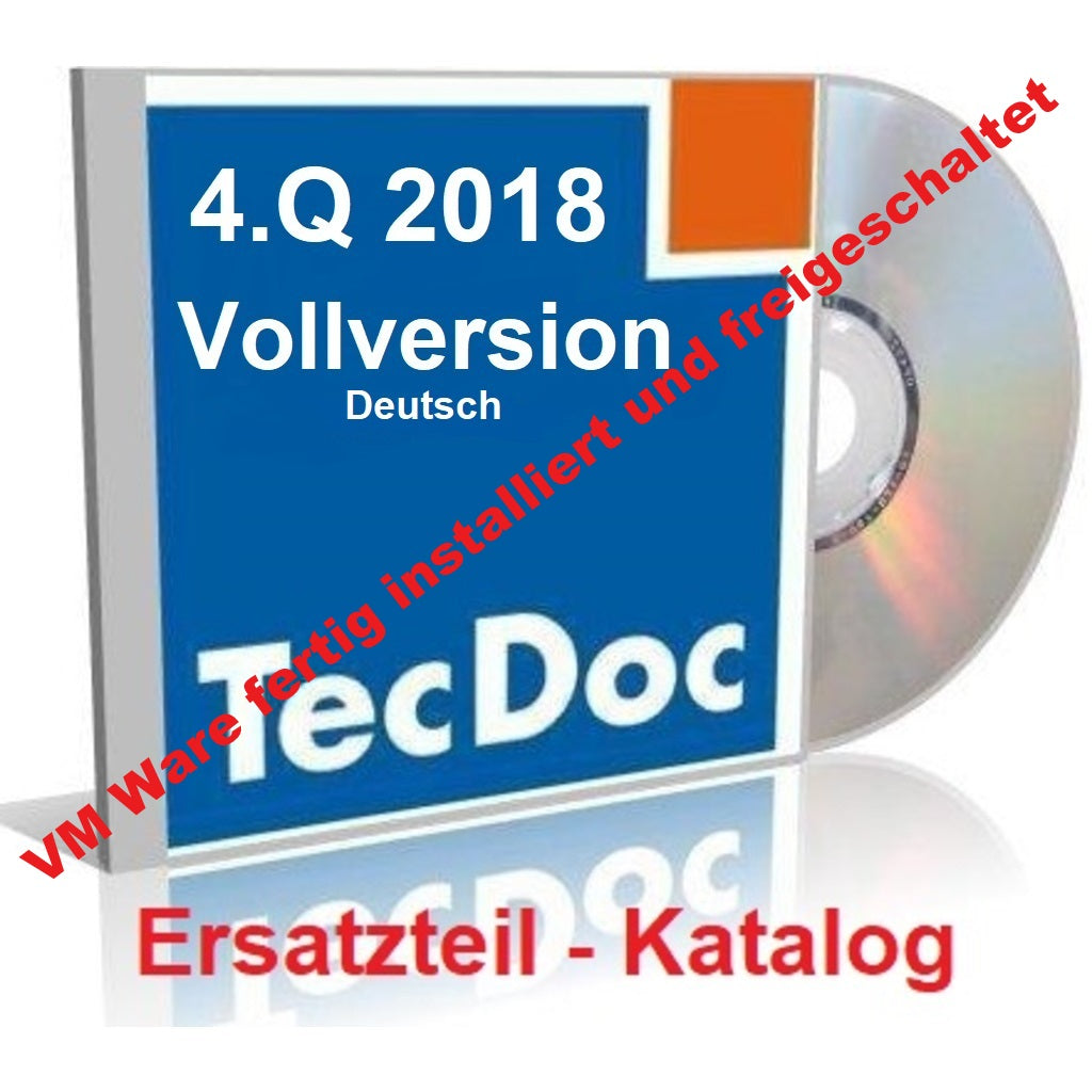 TecDoc 4Q.2018 Teile-Katalog, Vollversion fertig installiert