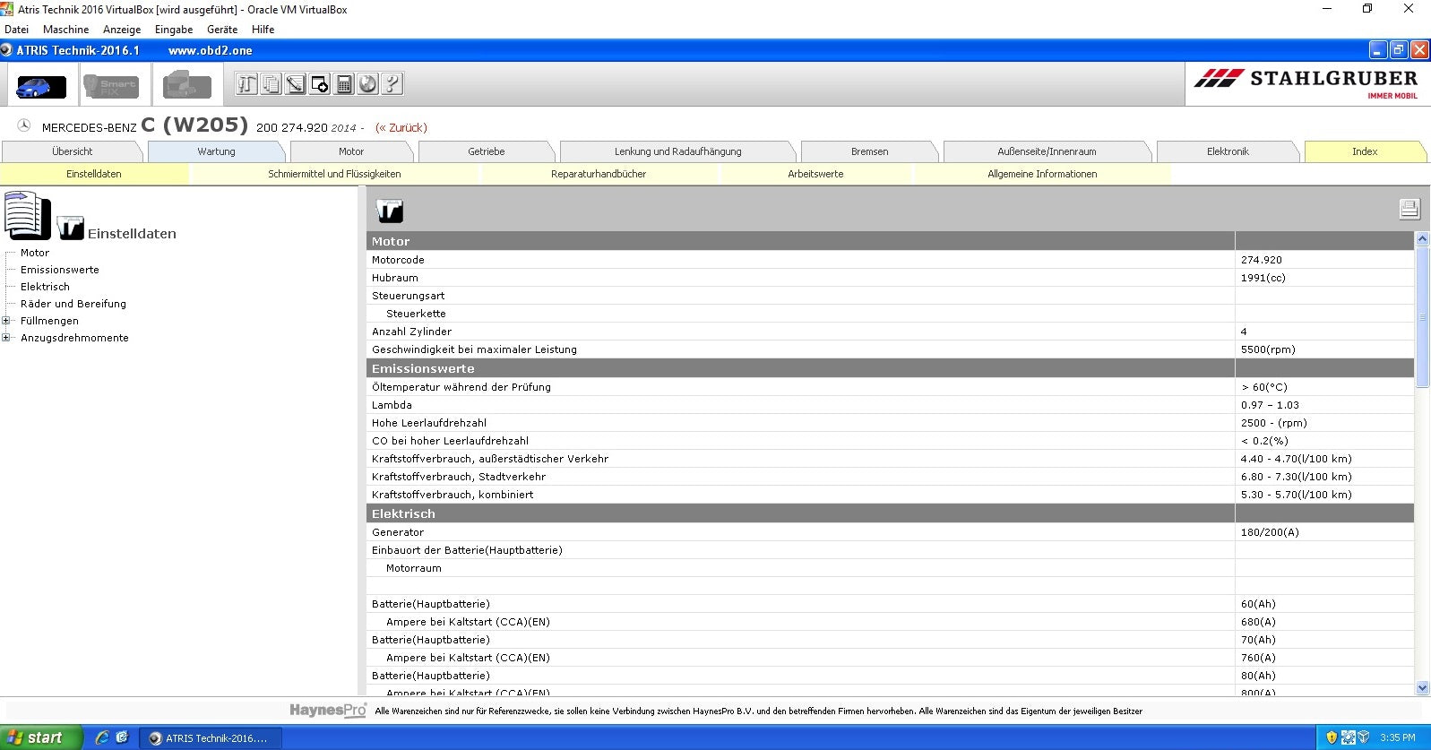Atris 2015 Stahlgruber (Haynes Pro)