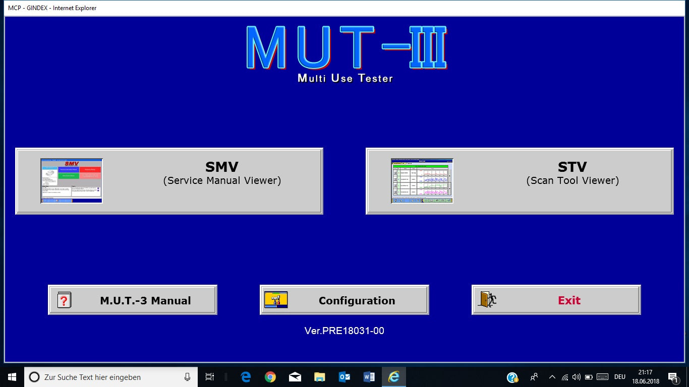 Mitsubishi M.U.T-III PRE 18031-00 veröffentlicht 05/2018 + ECU Rewrite ROM Data 2009-2018 + kostenlos dabei Mitsubishi ASA v.1.8.0.0 + Pauschalpreis-Handbuch