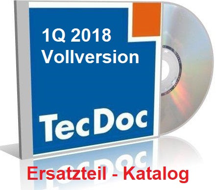 TecDoc 1Q.2018 Teile-Katalog, Vollversion Mehrsprachig als ISO