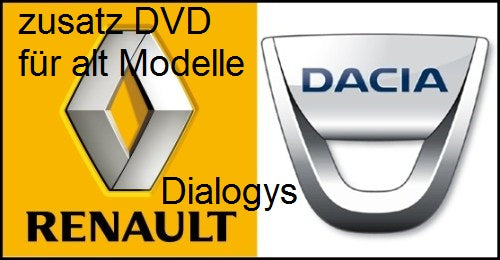Renault/Dacia Dialogys zusatz DVD für alt Modelle, Sehr selten Komplett in Deutsch