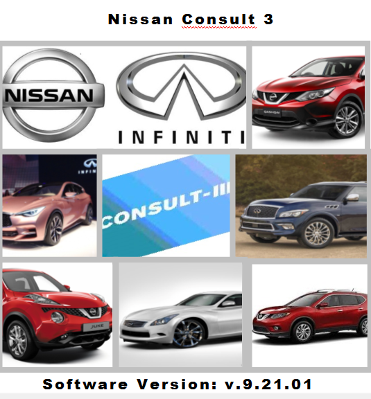 NISSAN Consult III neueste v. 9.21.01 Software, v9.18 als Geschenk dabei