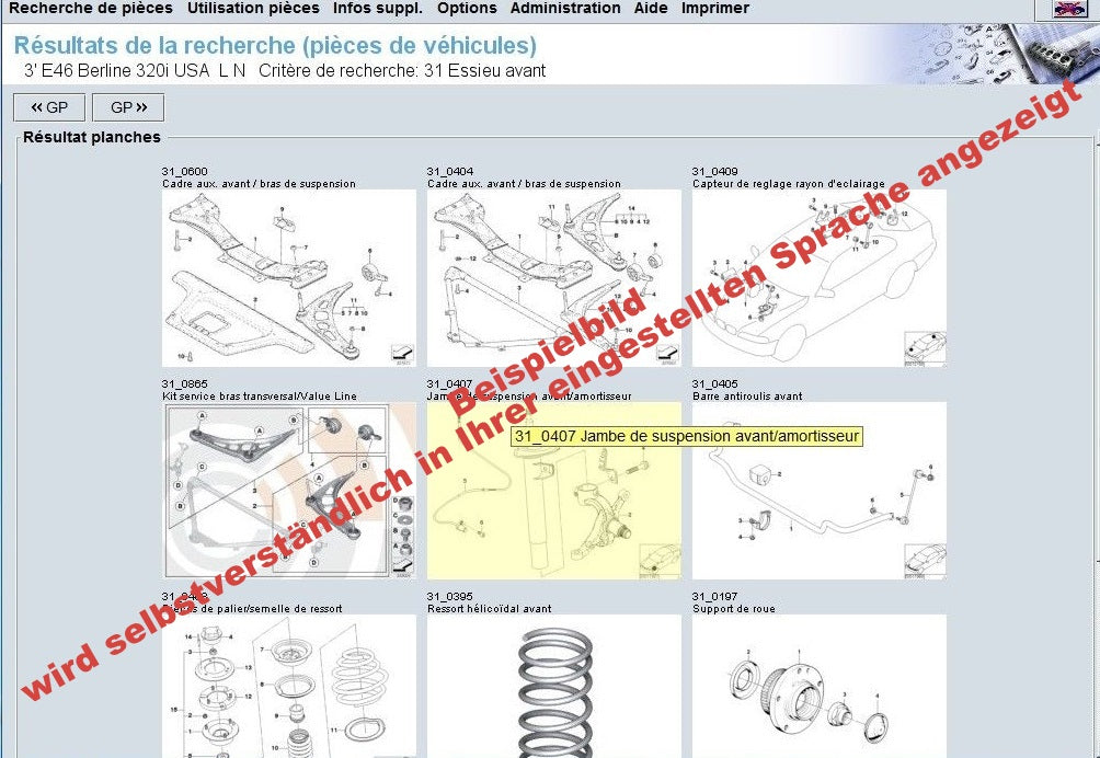 BMW ETK/EPC 10.2018 neuester Ersatzteilkatalog v. 3.1.80 inkl. globale Preisdatei