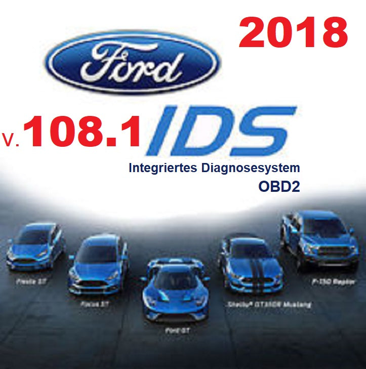 Ford IDS 108.01 + Kalibrierung C 81 Diagnosesoftware NEU 2018