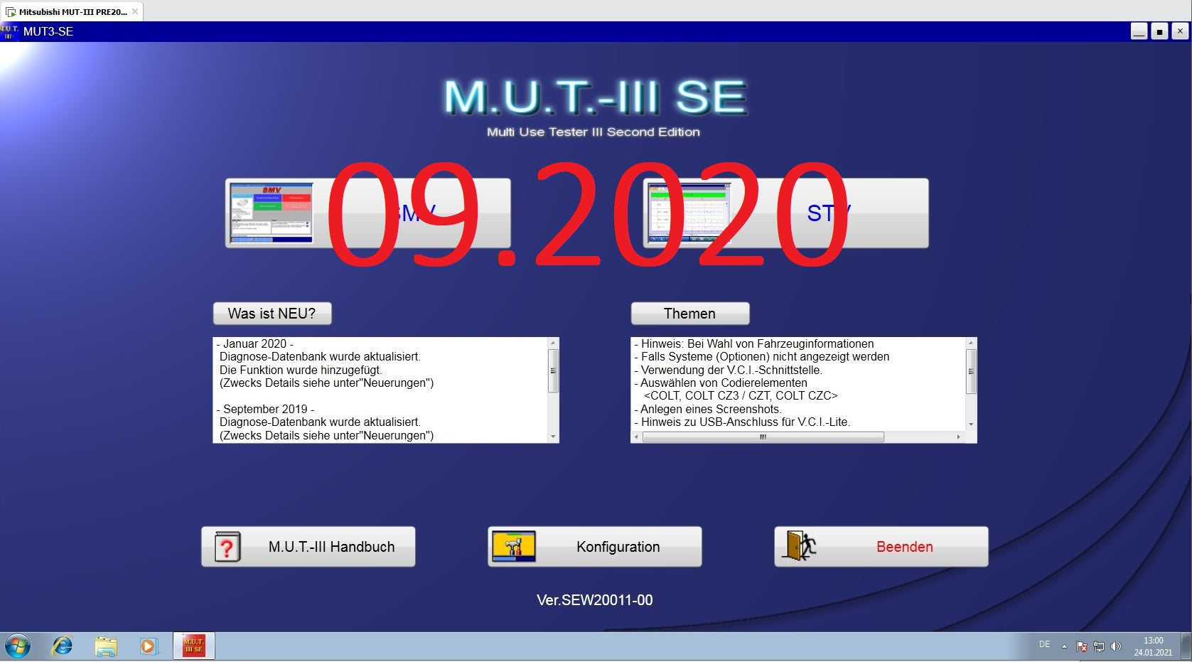 Mitsubishi M.U.T-II SE PRE 20091-00 veröffentlicht 09.2020 + ECU Rewrite ROM Data 2009-2018 + Mitsubishi ASA v.1.8.0.0 + Pauschalpreis-Handbuch