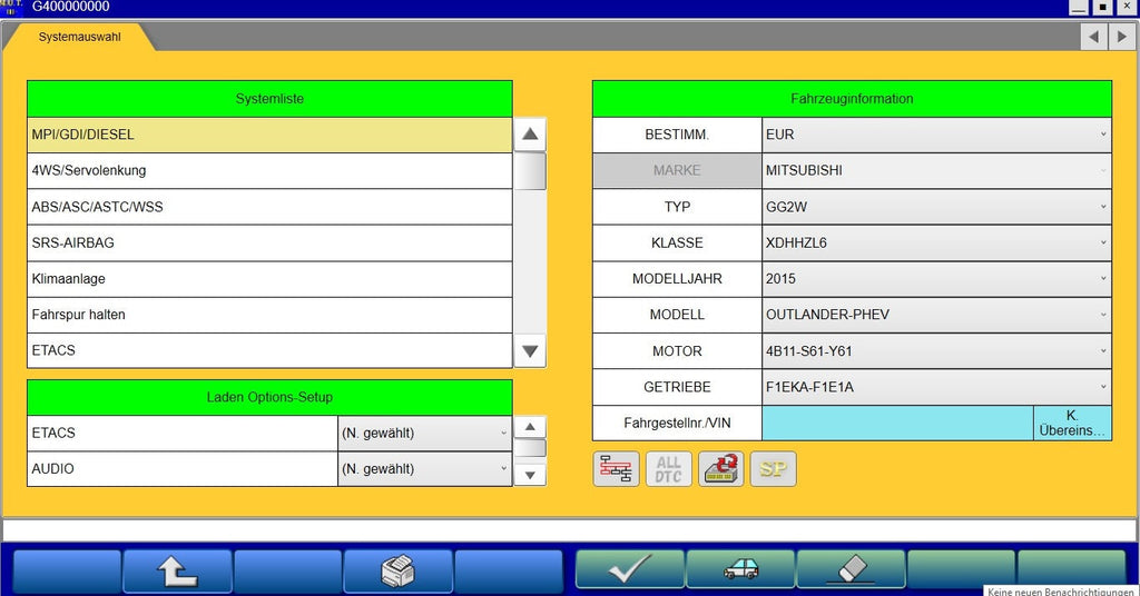 Mitsubishi M.U.T-II SE PRE 19031-00 veröffentlicht 2019 + ECU Rewrite ROM Data 2009-2018 + kostenlos dabei Mitsubishi ASA v.1.8.0.0 + Pauschalpreis-Handbuch