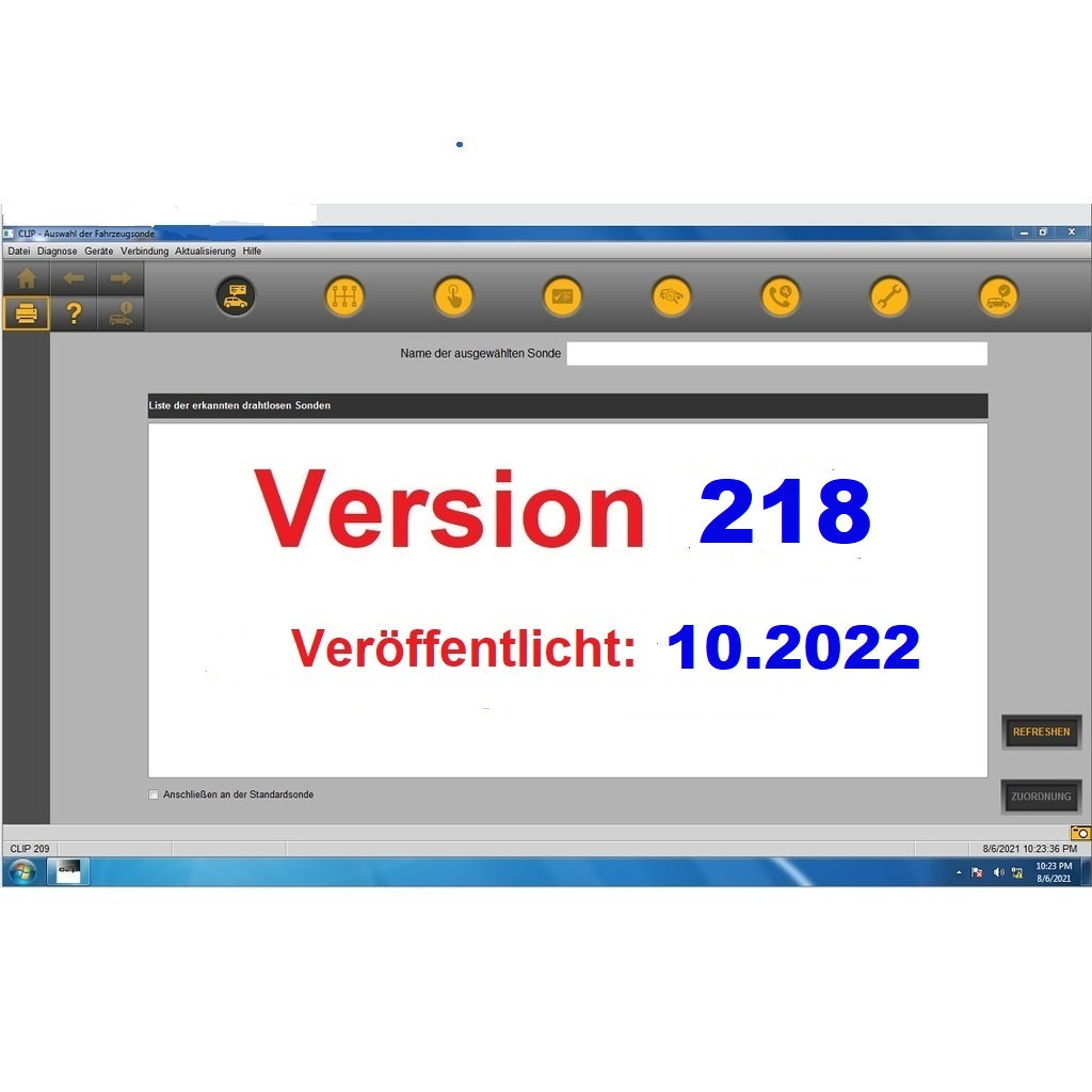 Renault Dacia CanClip 218 + Reprog 191 (10.2022) International, Mehrsprachig frei bis 12.2029 + extra Keygen für längere Freischaltung. Windows 7 und 10 jedoch nur 64bit