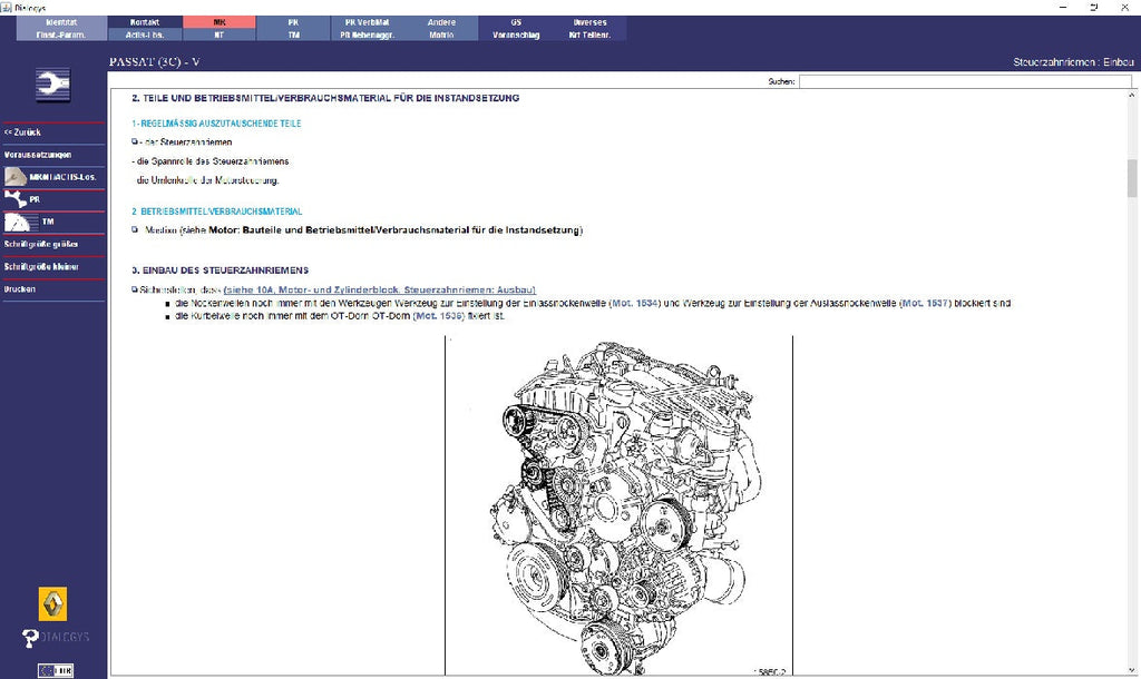 Renault Dacia Dialogys 02.2020 Applikation Programm 7.5.6 Version 4.91, sehr selten! Komplett in Deutsch