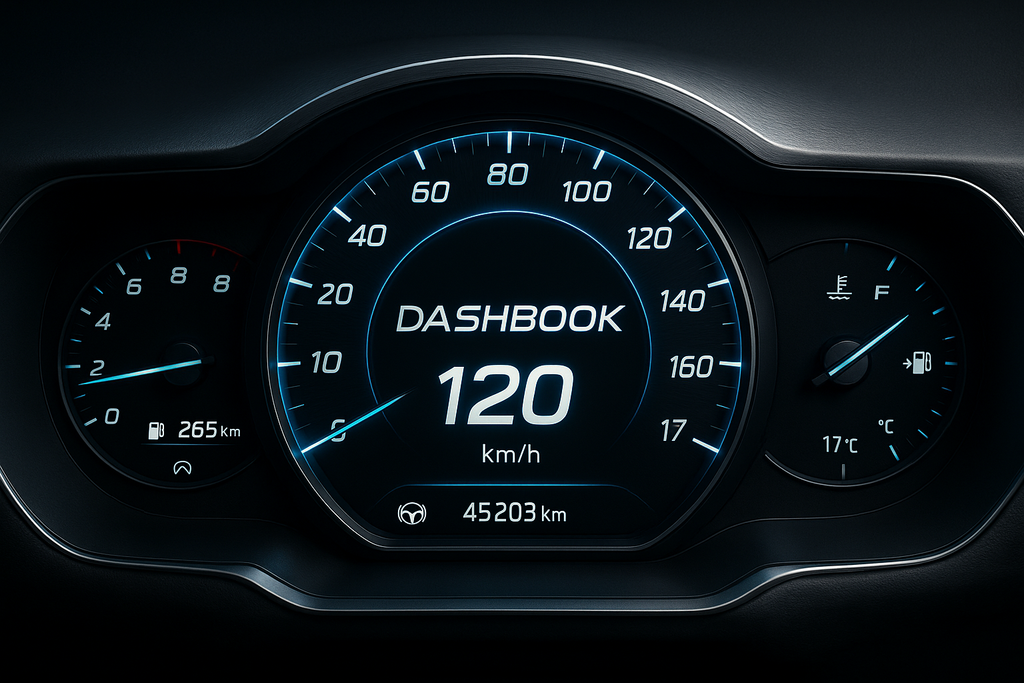 Titel Bild Dashbook Pro v6.4  umfangreiche Bebilderte Informationen über  die Armaturen/Tacho, Airbag usw sehr hilfreich bei Tachosoft's