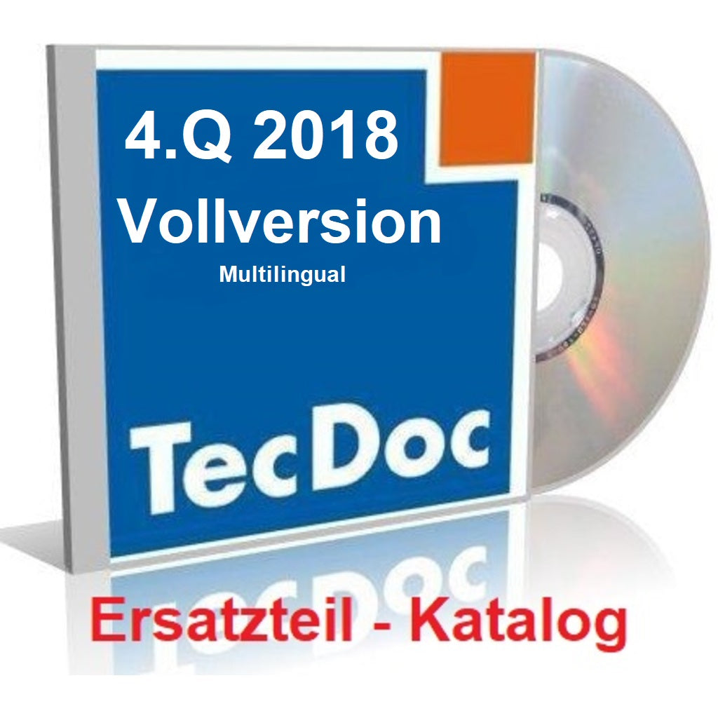 ​TecDoc 4Q.2018 Teile-Katalog, Vollversion Mehrsprachig als ISO