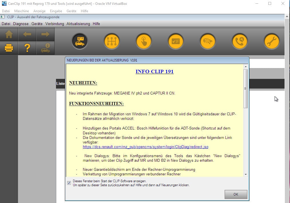 Renault Dacia CanClip 191 + Reprog 179 (10.2019) als ISO zum selber installieren