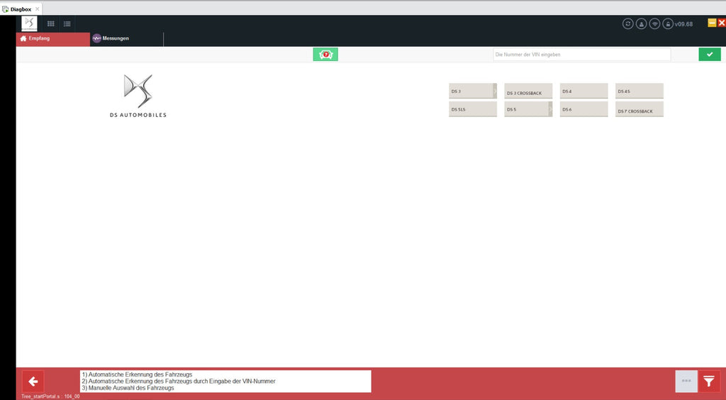 DiagBox Version 9.68 VM Ware von (04.2020) - die neueste voll funktionsfähige Diagnose- und Programmiersoftware von Peugeot und Citroen 