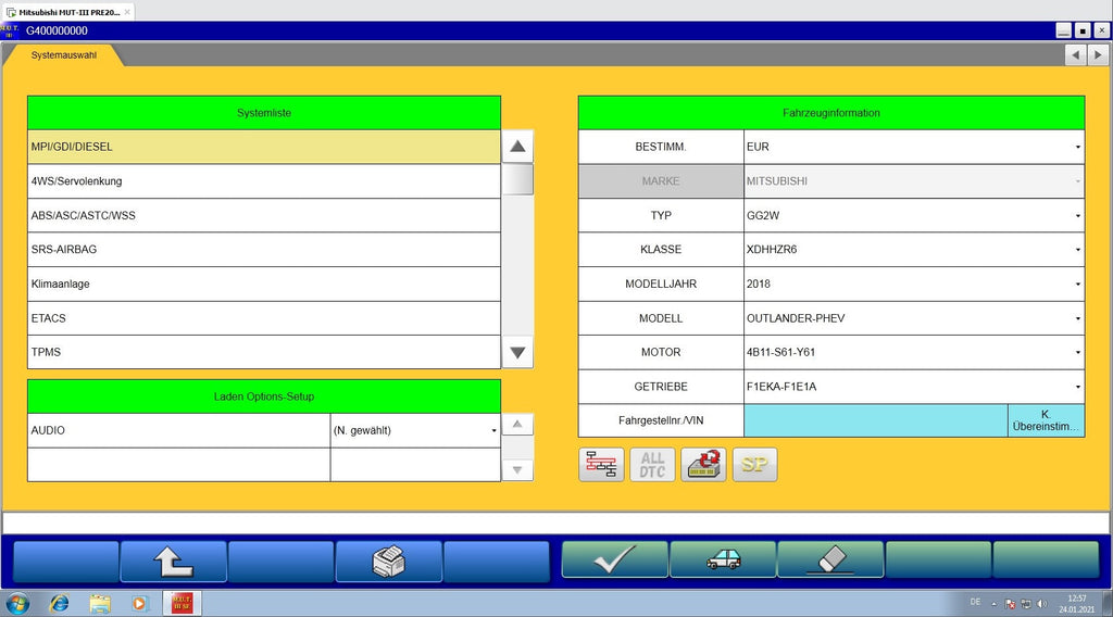 Mitsubishi M.U.T-II SE PRE 20091-00 veröffentlicht 09.2020 + ECU Rewrite ROM Data 2009-2018 + Mitsubishi ASA v.1.8.0.0 + Pauschalpreis-Handbuch