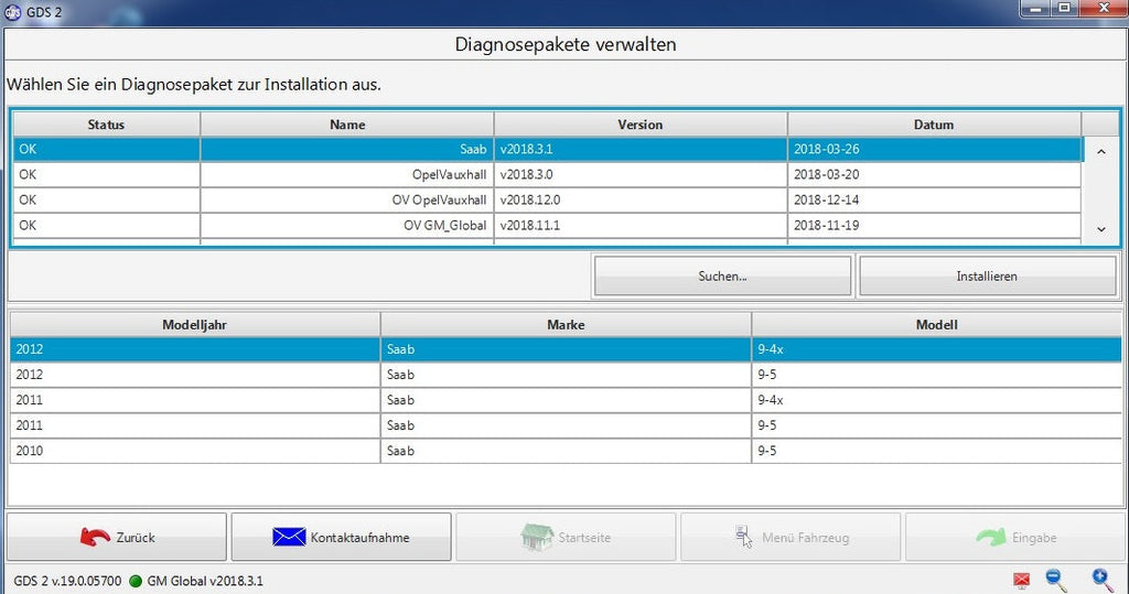 Opel Vauxhall Global TIS Car v36.0 V32, Opel & Saab GDS 2, v.2019, Mehrsprachig. Diagnose-Software für GM Vauxhall, fertig installiert und freigeschaltet. Kein Ablauf
