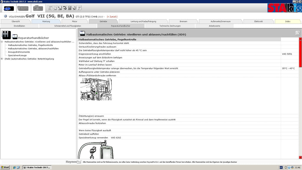 Stahlgruber Haynes Pro 2017.3 Technik besser und Neuer als Auto-data oder Vi-vid, inc. STAKIS Ersatzteilkatalog Ohne Bilder der Ersatzteile von 12/2017.