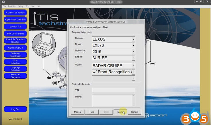 Techstream Version 12.00.127 von 2017